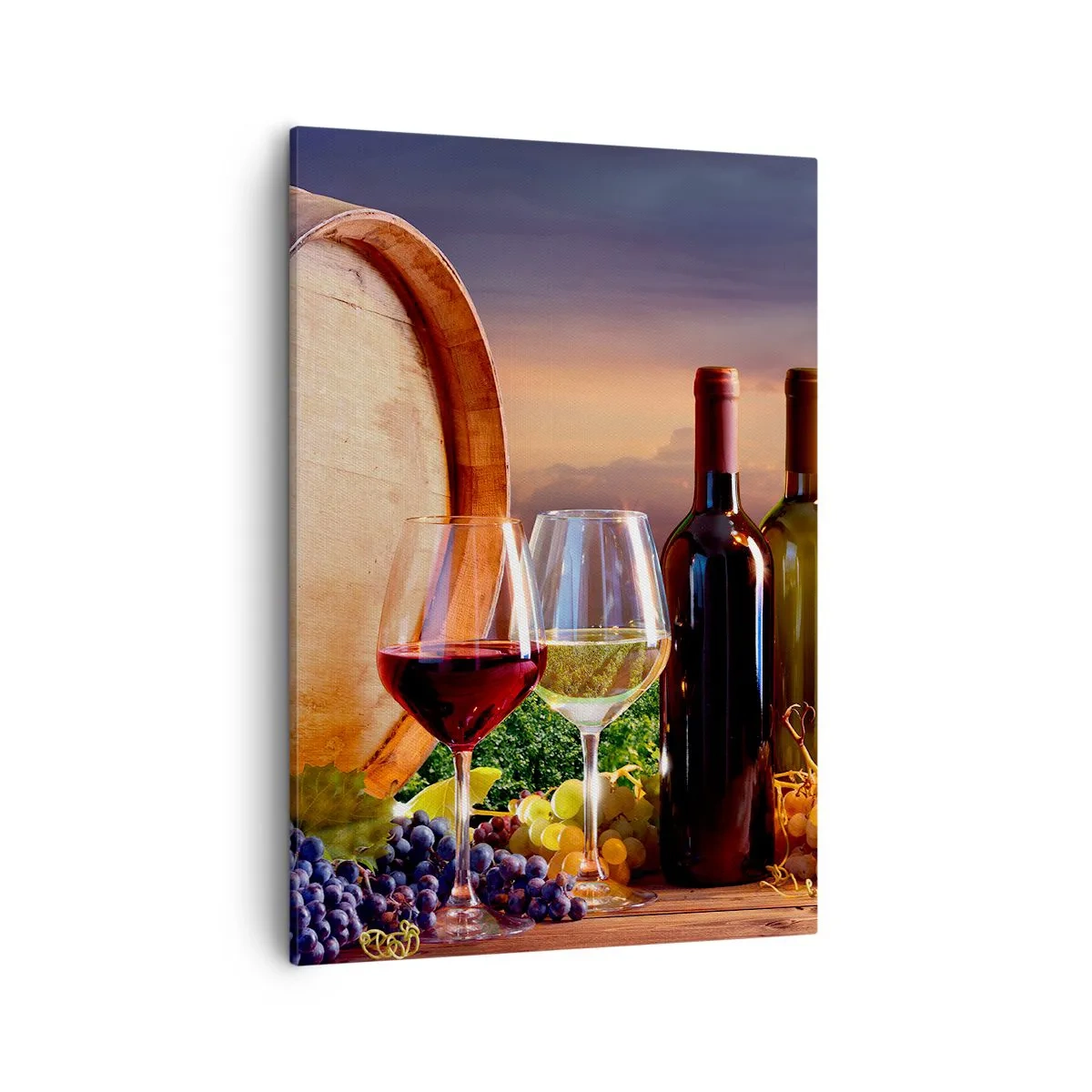 Canvas picture - Here Life Is Full of Flavour - 50x70 cm