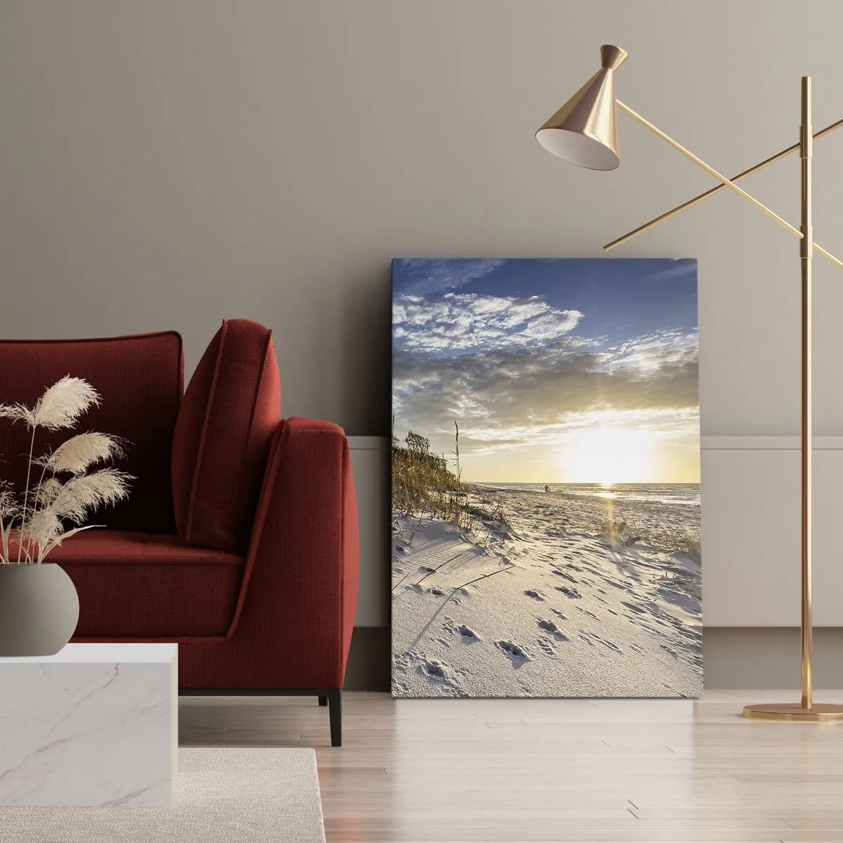 Canvas picture - Invitation to a Walk - 50x70 cm
