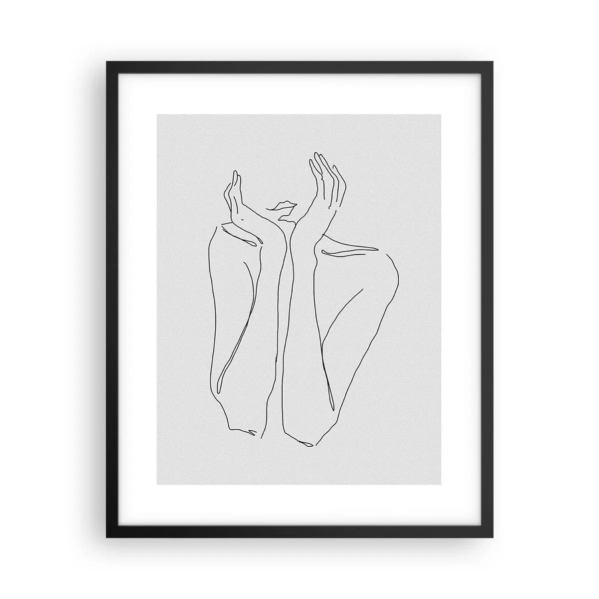 Poster in black frame - What Girls Are Dreaming of - 40x50 cm