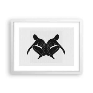 Poster in white frmae - Mutual Soul - 40x30 cm