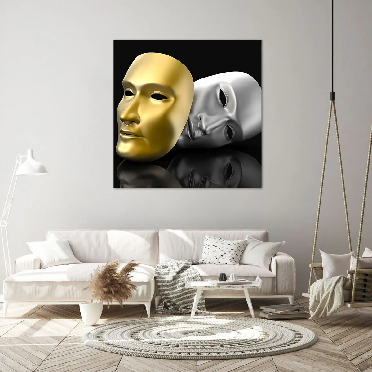Canvas picture - Life Is a Theatre - 50x50 cm