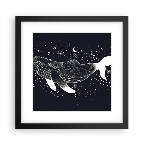 Poster in black frame - In the Ocean of Universe - 30x30 cm