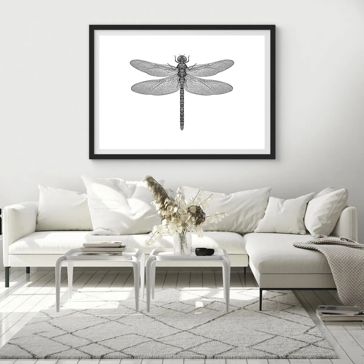 Poster in black frame - Precision of Nature - 40x30 cm