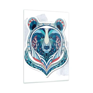 Glass picture - Eviva Grenlandia! - 80x120 cm