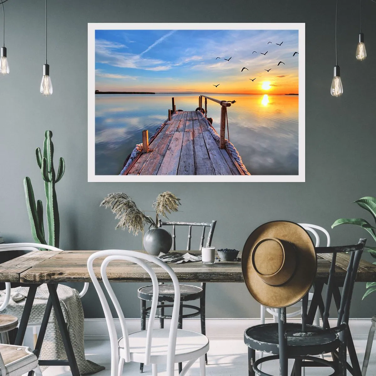 Poster - Walk towards the Sun - 70x50 cm