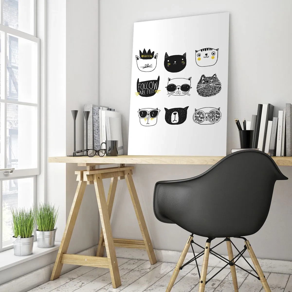 Glass picture - Each Is Different All the Same - 50x70 cm