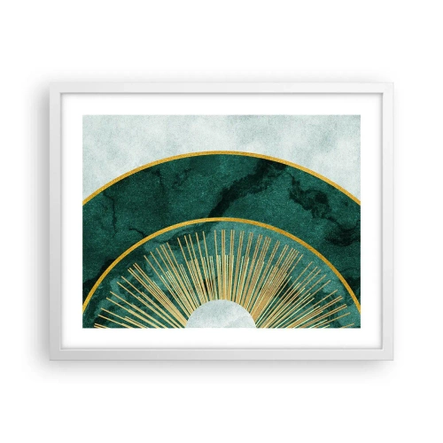 Poster in white frmae - Another Solar System - 50x40 cm