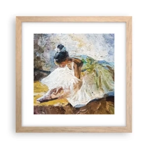 Poster in light oak frame - From Degas' Painting - 30x30 cm