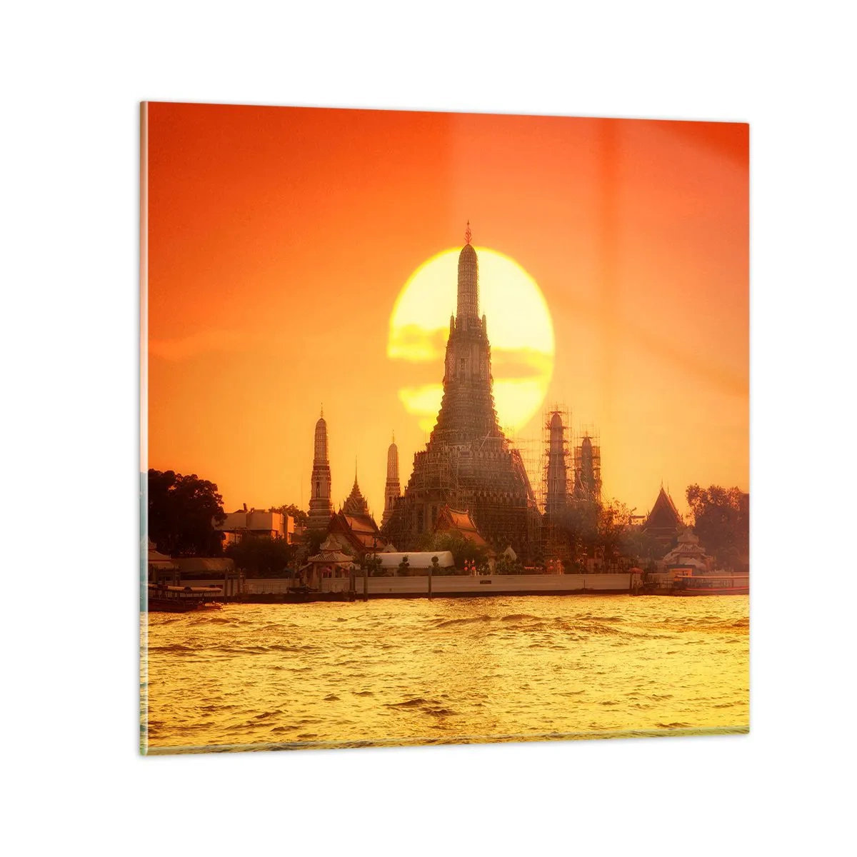 Glass picture - Towards the Sun - 30x30 cm