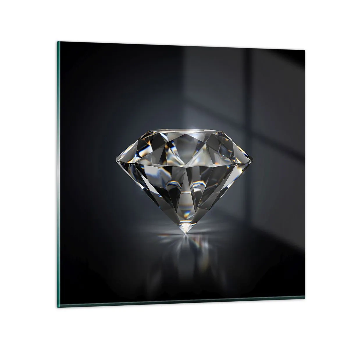 Glass picture - Girls' Best Friend - 30x30 cm