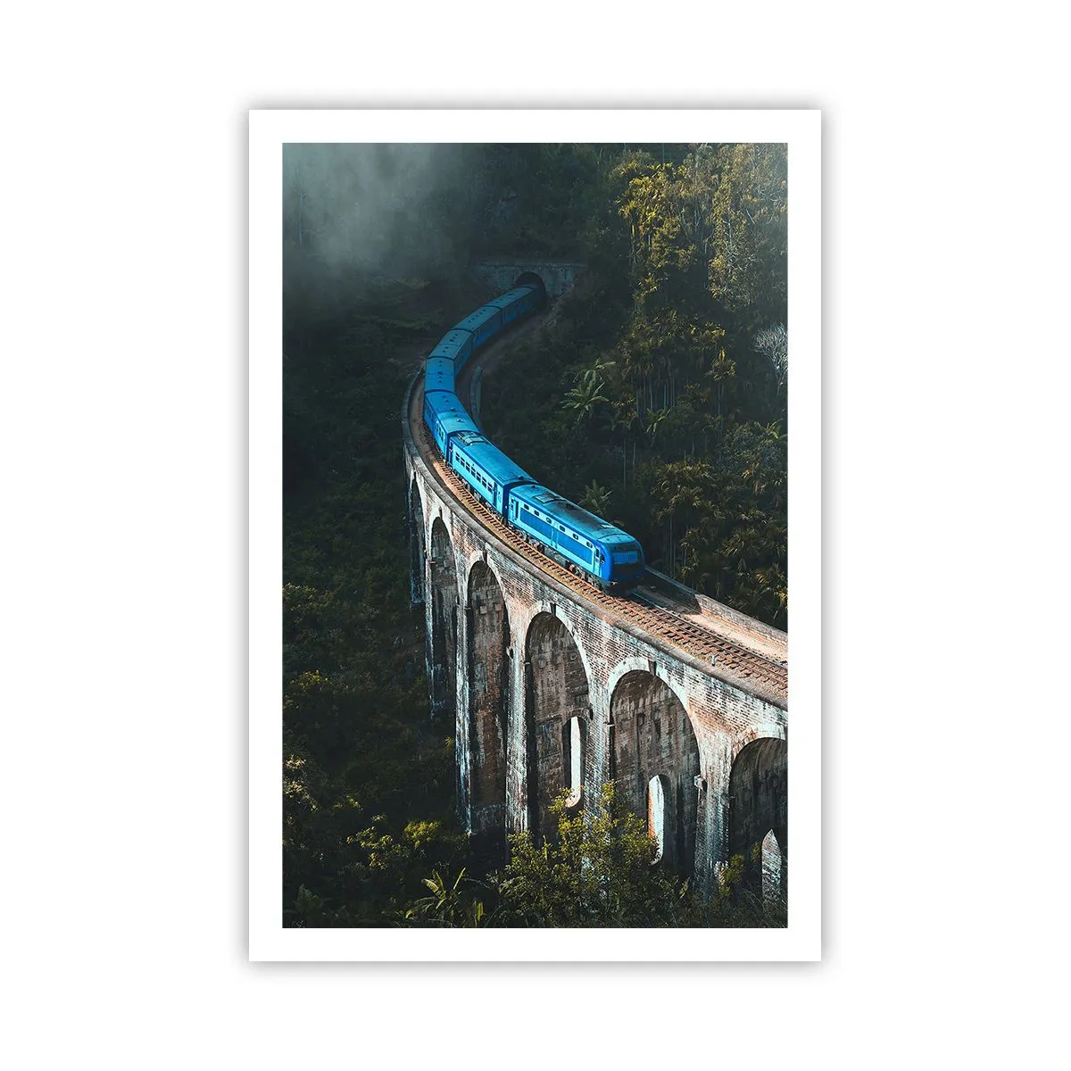 Poster - Train through Nature - 61x91 cm
