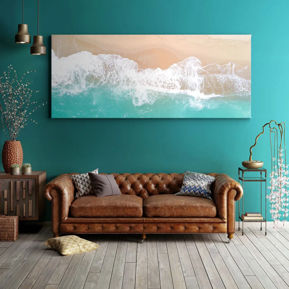 Canvas picture - Touch Full of Caress - 160x50 cm