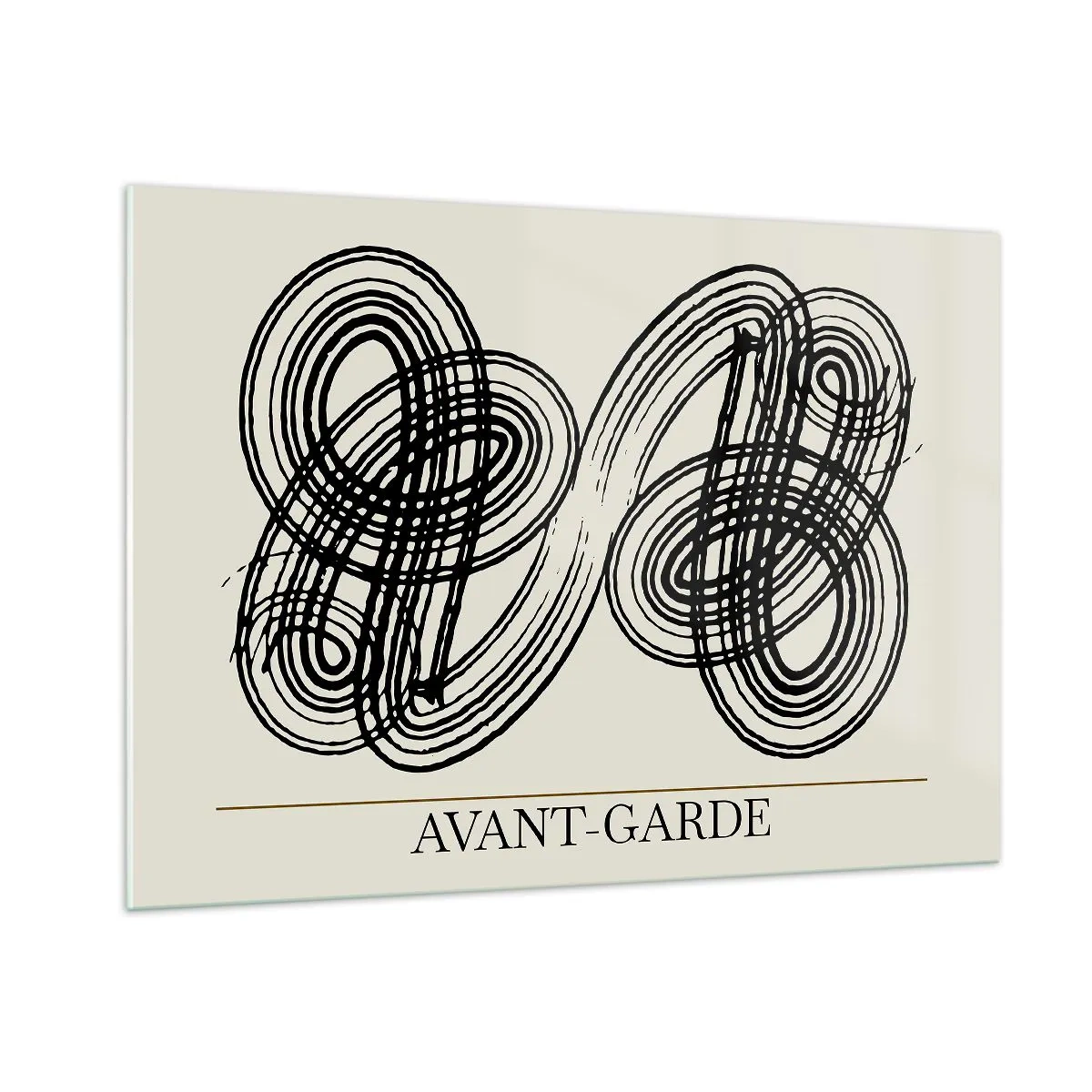 Glass picture - Spontaneous Result - 100x70 cm