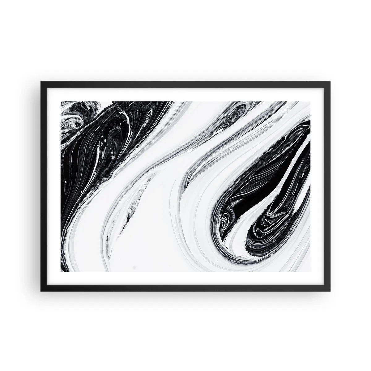 Poster in black frame - Connection of Opposites - 70x50 cm