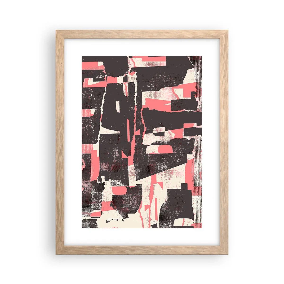 Poster in light oak frame - All that Chaos - 30x40 cm