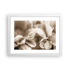 Poster in white frmae - Soft as a Smile - 40x30 cm