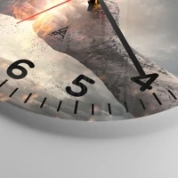 Clock face with numbers