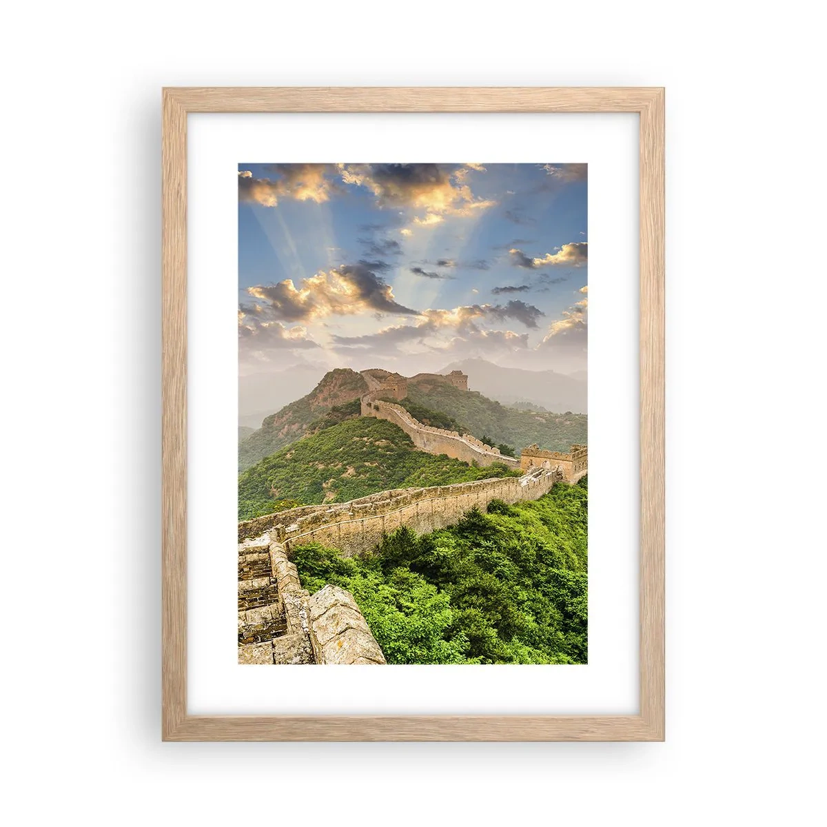 Poster in light oak frame - Neverending Grandeur - 30x40 cm