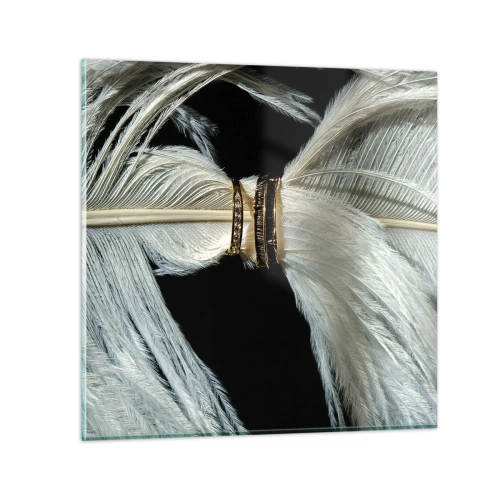 Glass picture - …and I won't Leave You… - 30x30 cm