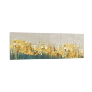 Glass picture - Golden Border - 160x50 cm