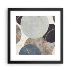 Poster in black frame - Wheel after Wheel - 30x30 cm