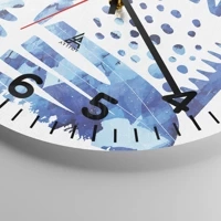 Clock face with numbers