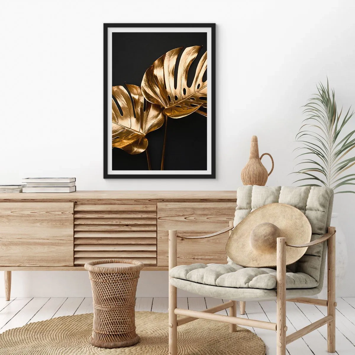 Poster in black frame - Tresaures of Nature - 70x100 cm