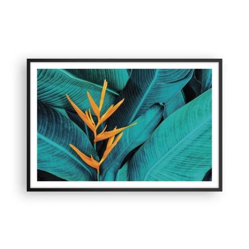 Poster in black frame - Flower of Eden - 91x61 cm