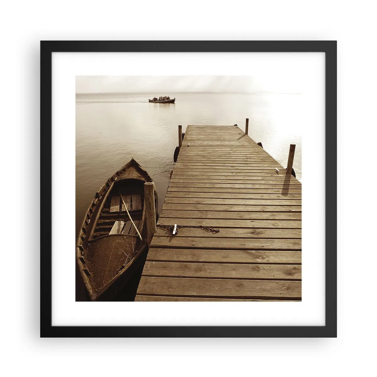 Poster in black frame - Great Calm - 40x40 cm