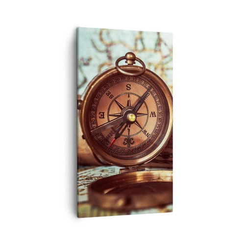 Canvas picture - Pirate Adventure in the Caribbean - 45x80 cm