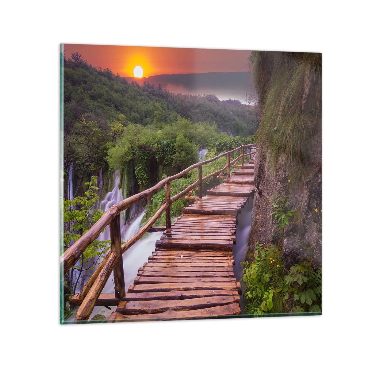 Glass picture - Unbelievable Beauty - 40x40 cm