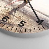 Clock face with numbers