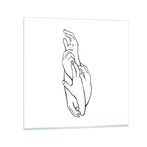 Glass picture - Good Touch - 70x70 cm