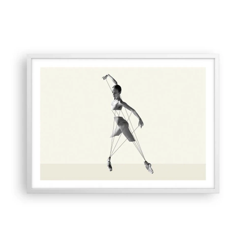 Poster in white frmae - In the Theatre of the World - 70x50 cm