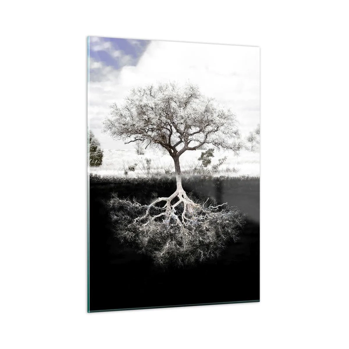 Glass picture - Discovery of the Nature of the World - 50x70 cm