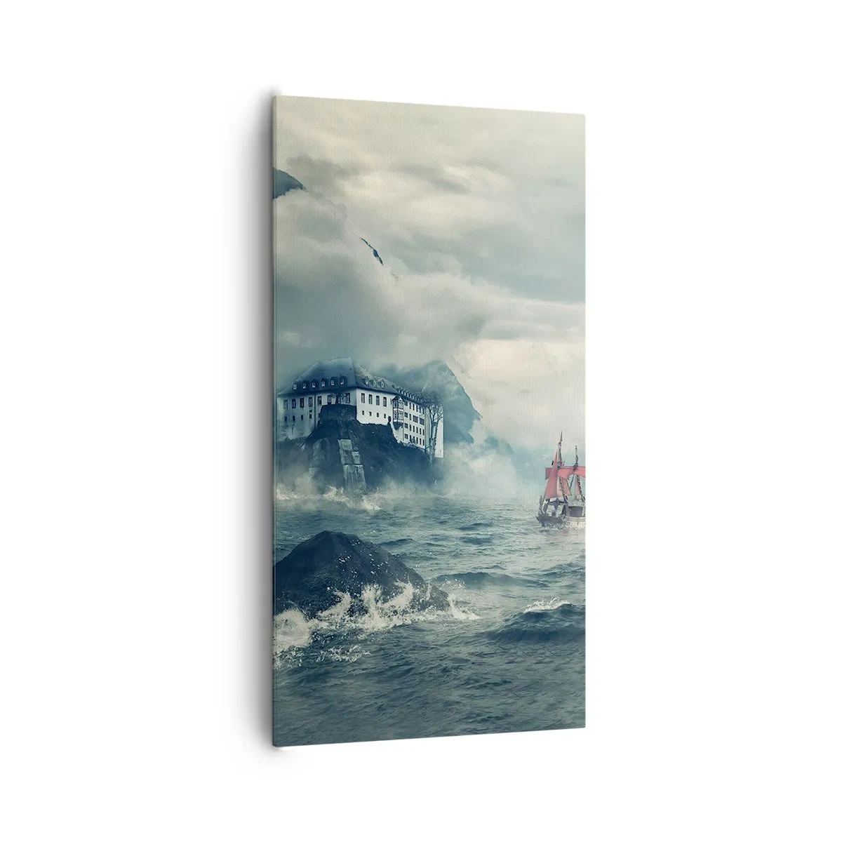 Canvas picture - On Magical Waters - 65x120 cm