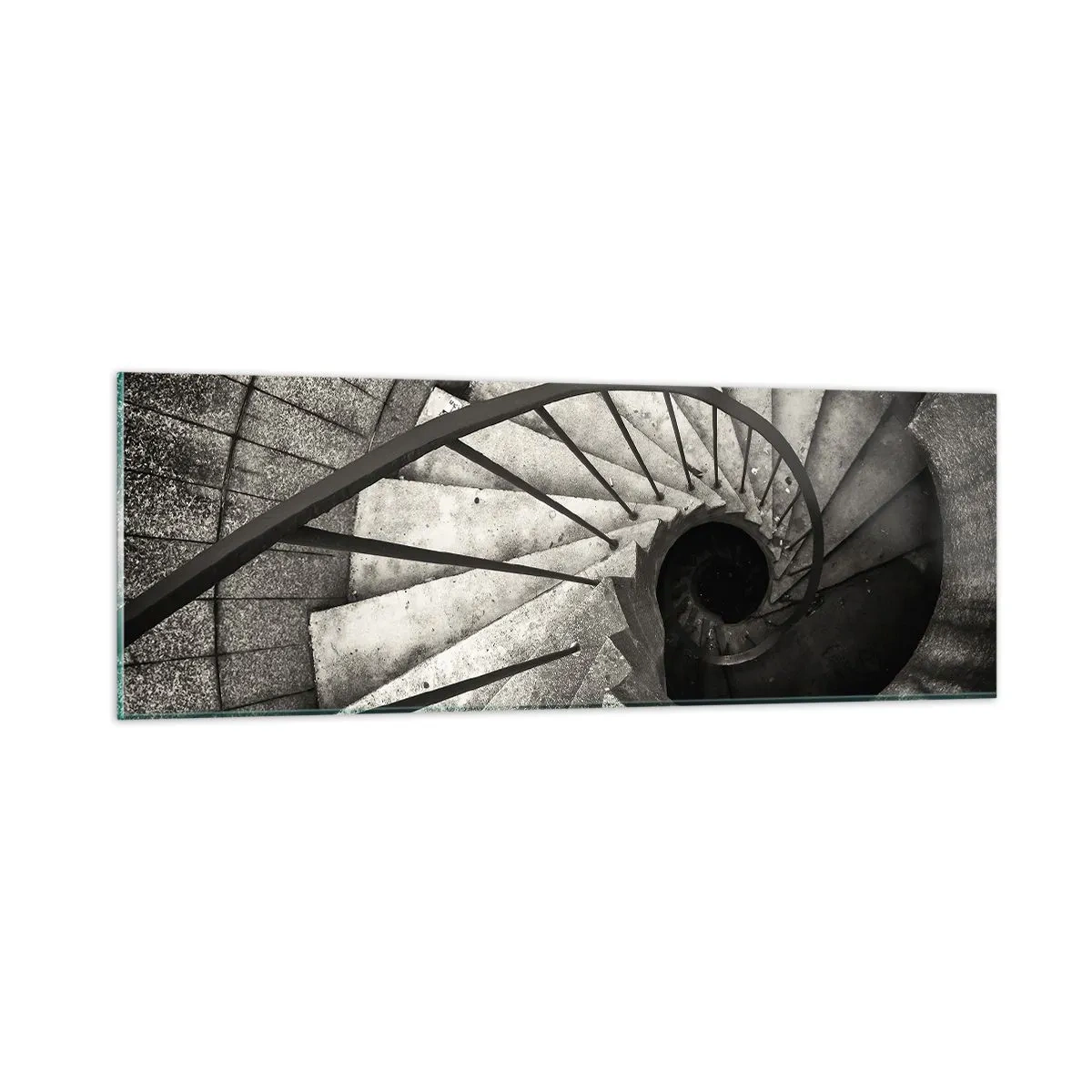 Glass picture - Up the Stairs and Down the Stairs - 90x30 cm
