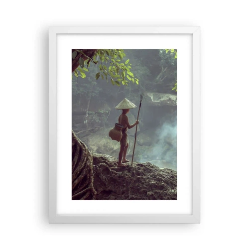 Poster in white frmae - Friends with Nature - 30x40 cm