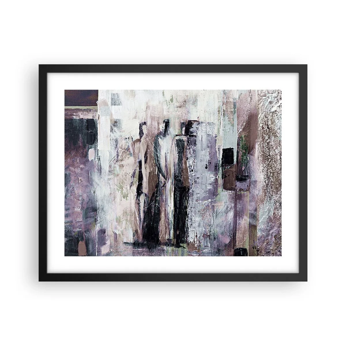 Poster in black frame - Mysterious Trio - 50x40 cm