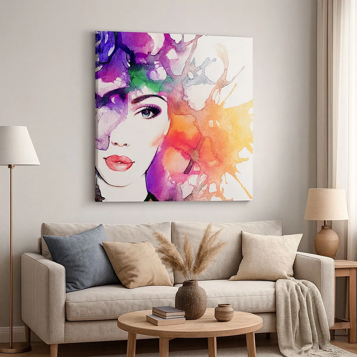 Canvas picture - With Head in the Clouds - 30x30 cm