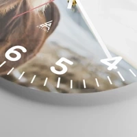 Clock face with numbers