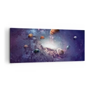 Canvas picture - Solar-Dancing System - 120x50 cm