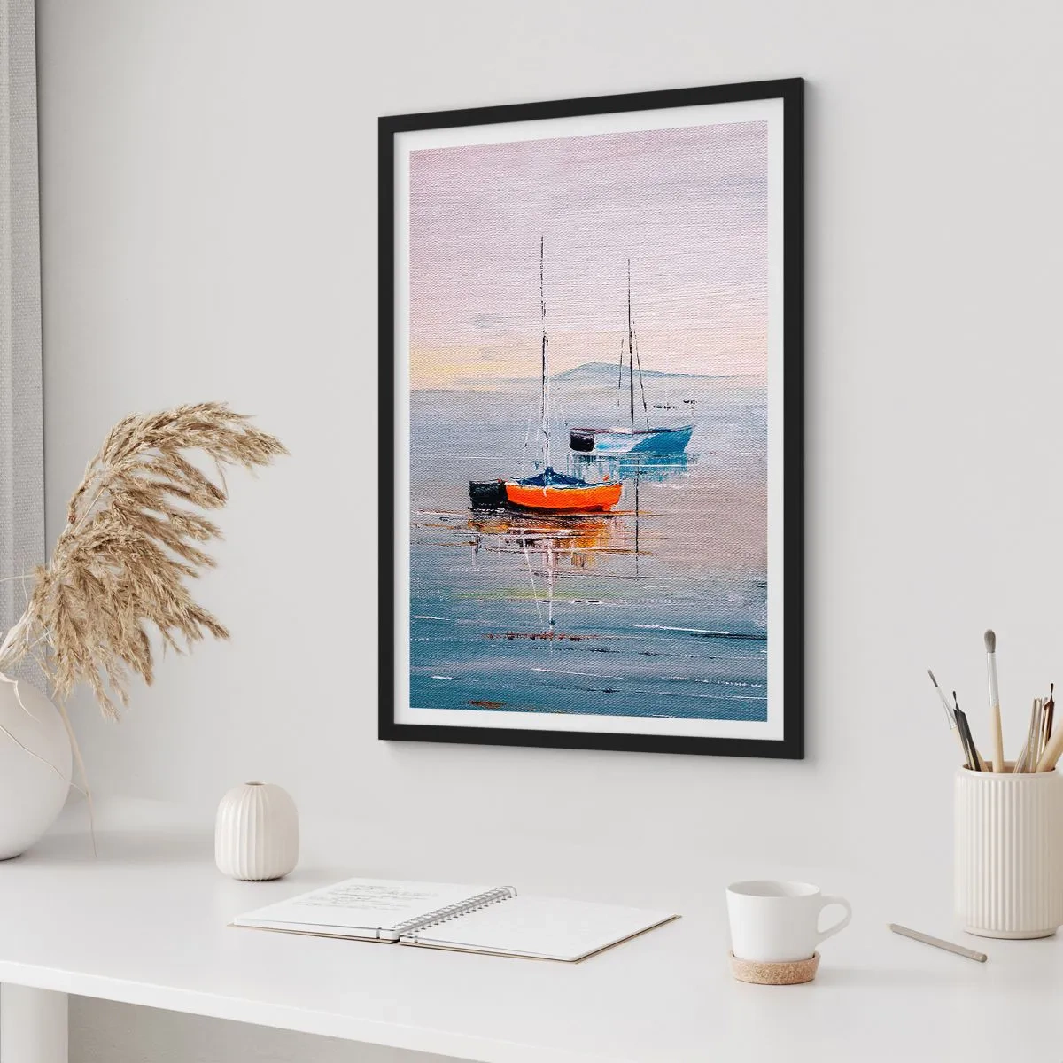 Poster in black frame - Deserved Rest - 30x40 cm