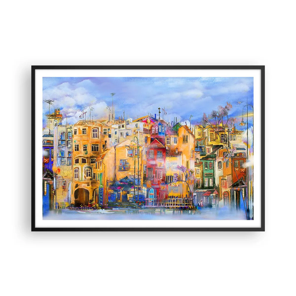 Poster in black frame - We Are Together - 100x70 cm