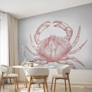 Photo Wallpaper Standard Eco - Crab Like No Other - Crab, Seafood, Shellfish - 300x210 cm