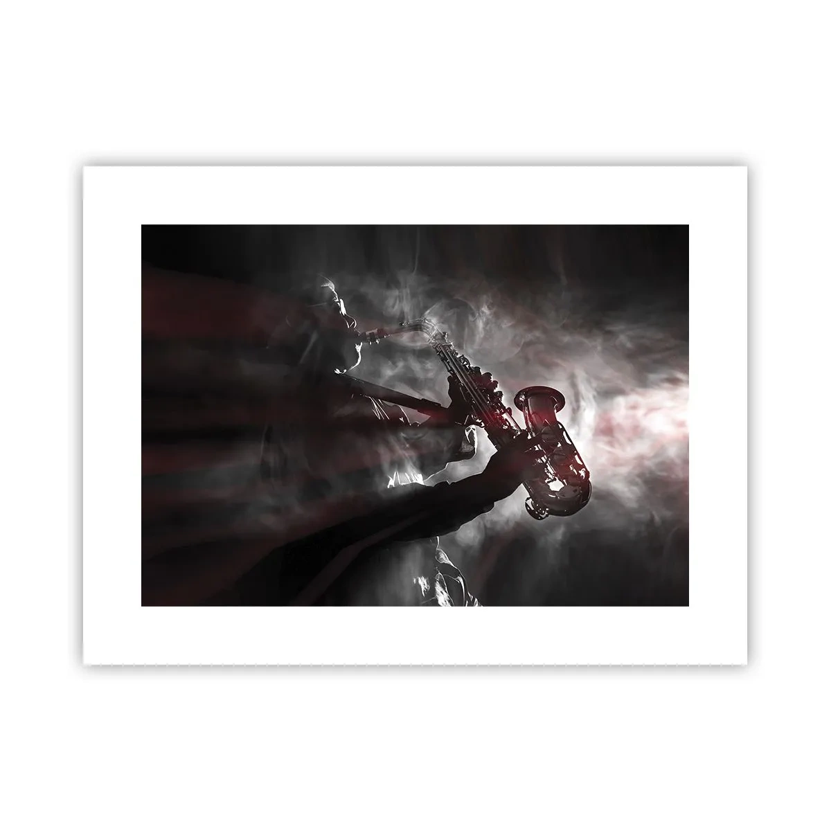 Poster - Lost in the Fog of Jazz - 40x30 cm