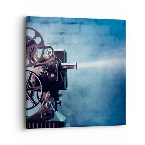 Canvas picture - Once Upon a Time at the Cinema - 40x40 cm