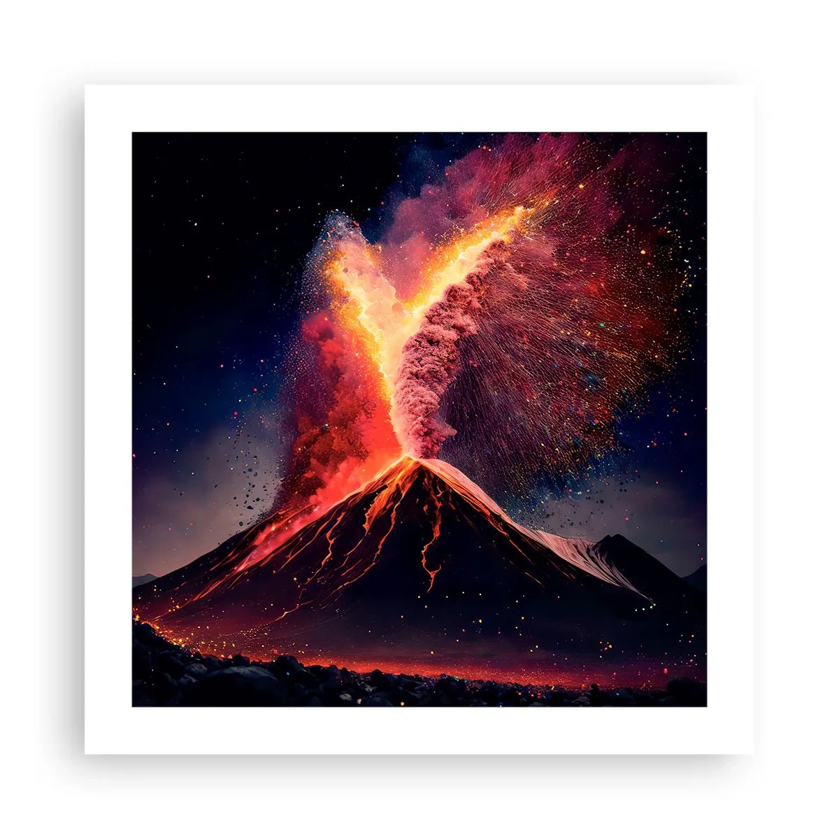 Poster - Beauty and Threat - 50x50 cm