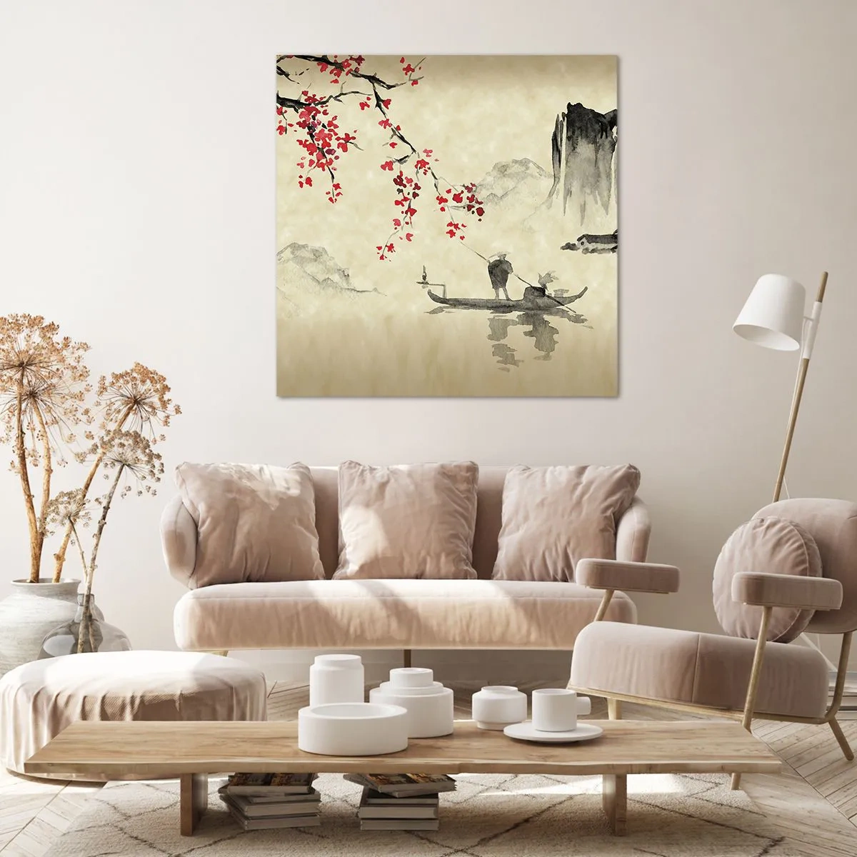 Canvas picture - In Cherry Blossom Country - 60x60 cm