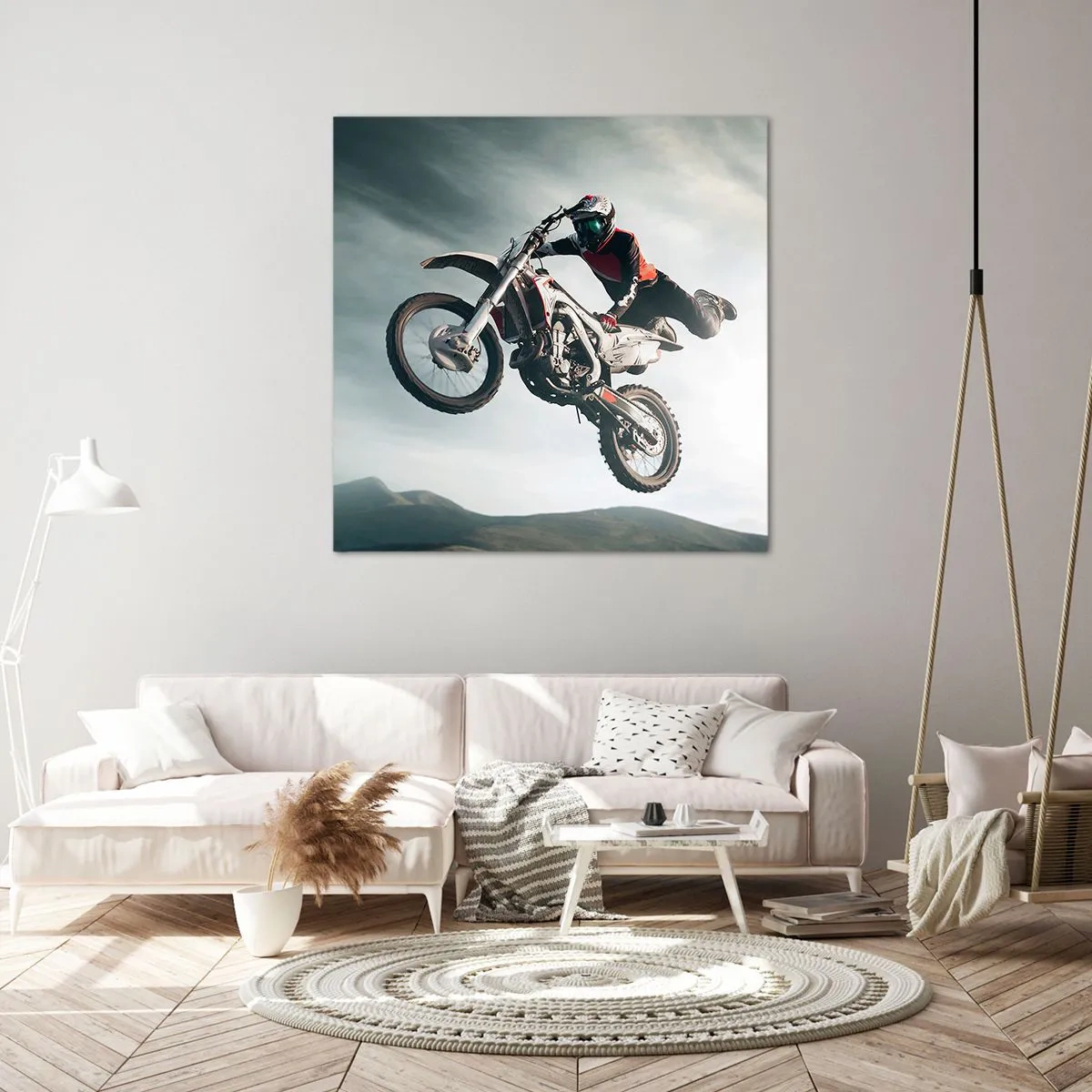 Canvas picture - No Risk, No Fun - 50x50 cm